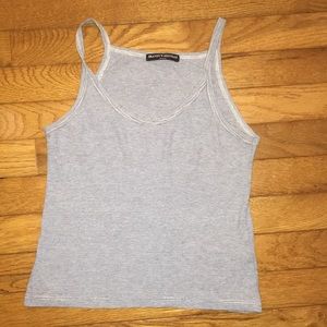 AUTHENTIC BRANDY MELVILLE RIBBED BLUE TANK